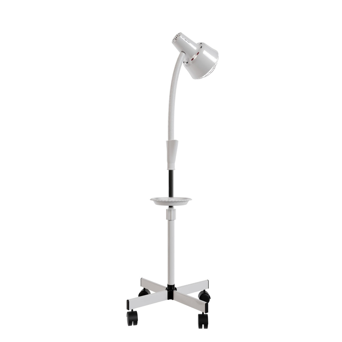 Resty 275W single-head infrared heat lamp switched off, full view